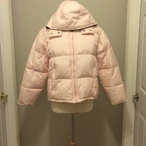 NY & CO light pink puffer coat